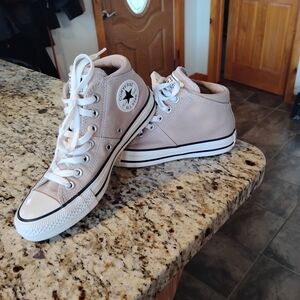 Converse Women's Beige High-Top Sneakers